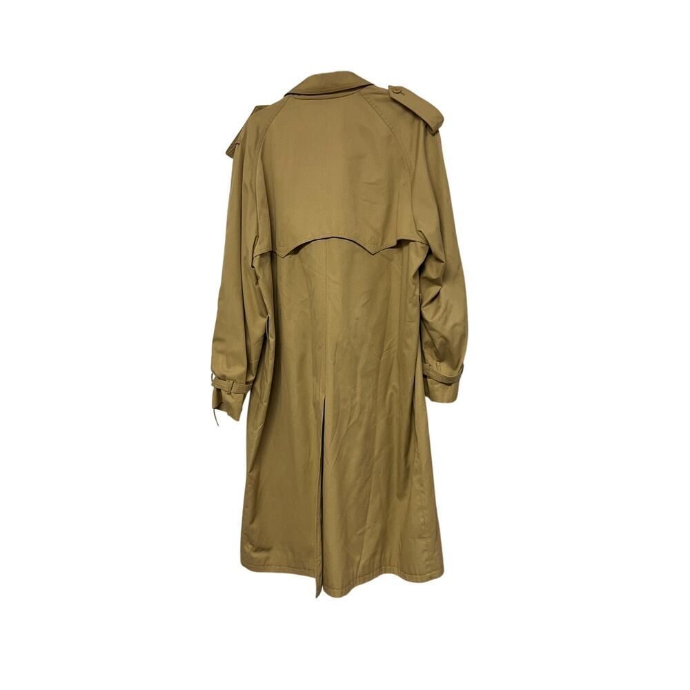 YVES SAINT LAURENT VINTAGE TRENCHCOAT WITH PLAID INTERIOR SIZE 54 EU SIZE L USA - Picture 5 of 15